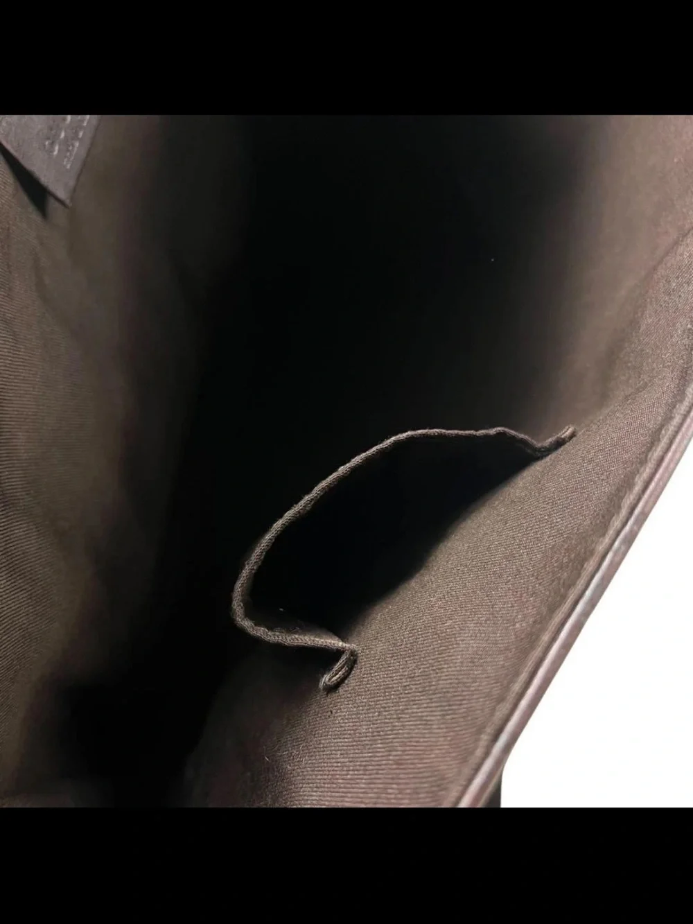 Gucci Dark Brown Embossed GG Messenger Bag